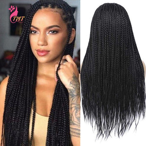 Open image in slideshow, 26 Inch Ombre Long Synthetic Wigs Box Braided (Shania)
