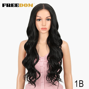 Open image in slideshow, 360 Lace Front Synthetic Wigs Body Wave (Beverly)
