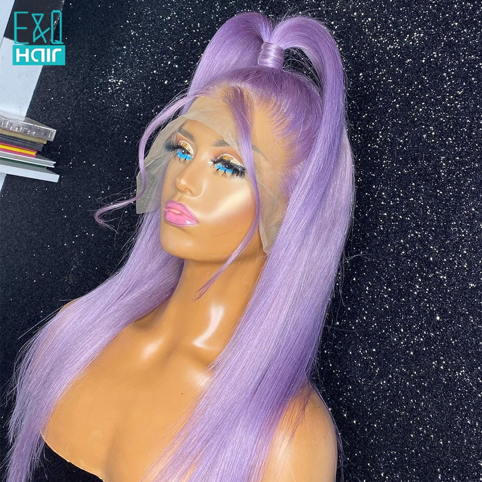 Who wants PURPLE! Lace Front Transparent 150 density wig