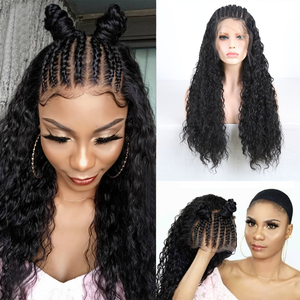 Open image in slideshow, Check out (Kenzie) Synthetic Braided Lace Front Wig
